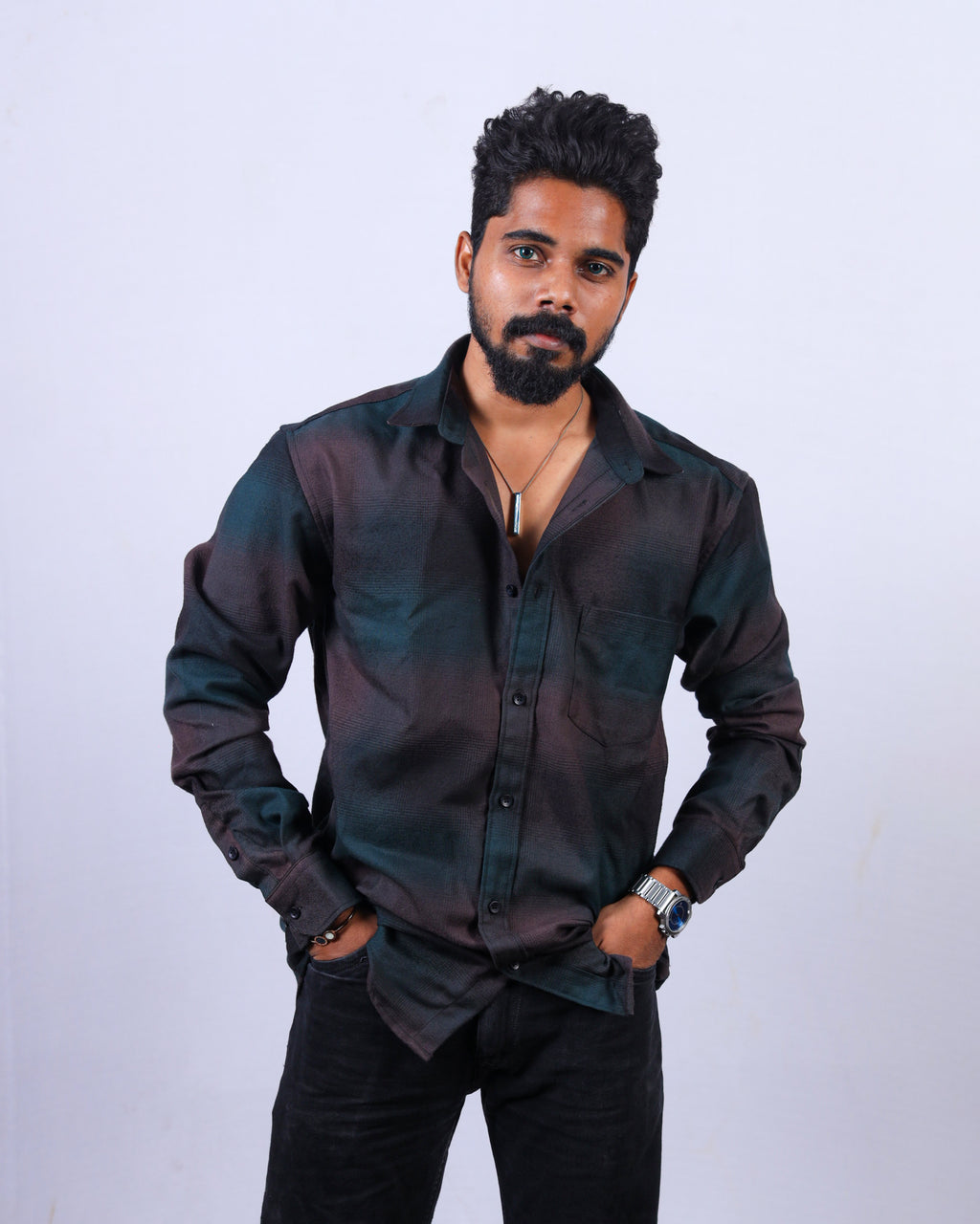 Scarab Flannel Men's Shirt