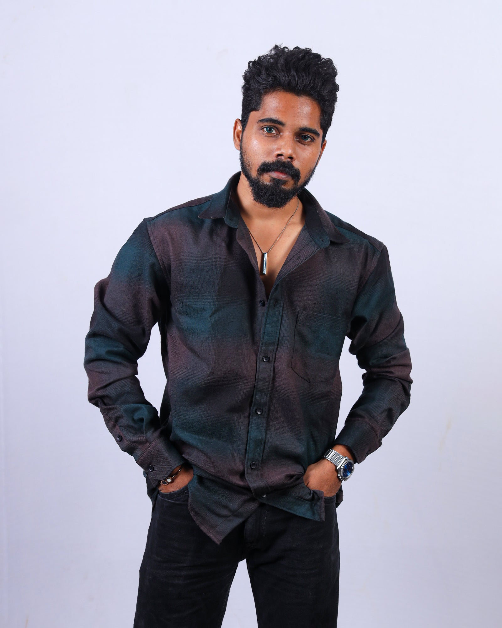 Scarab Flannel Men's Shirt