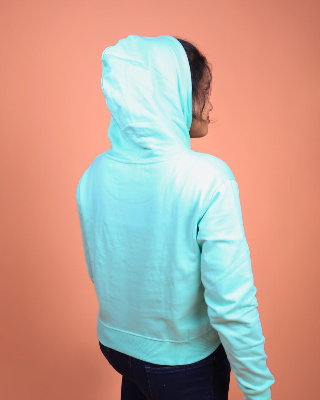 Snowsoft - Women's Crop Hoodie- Mint