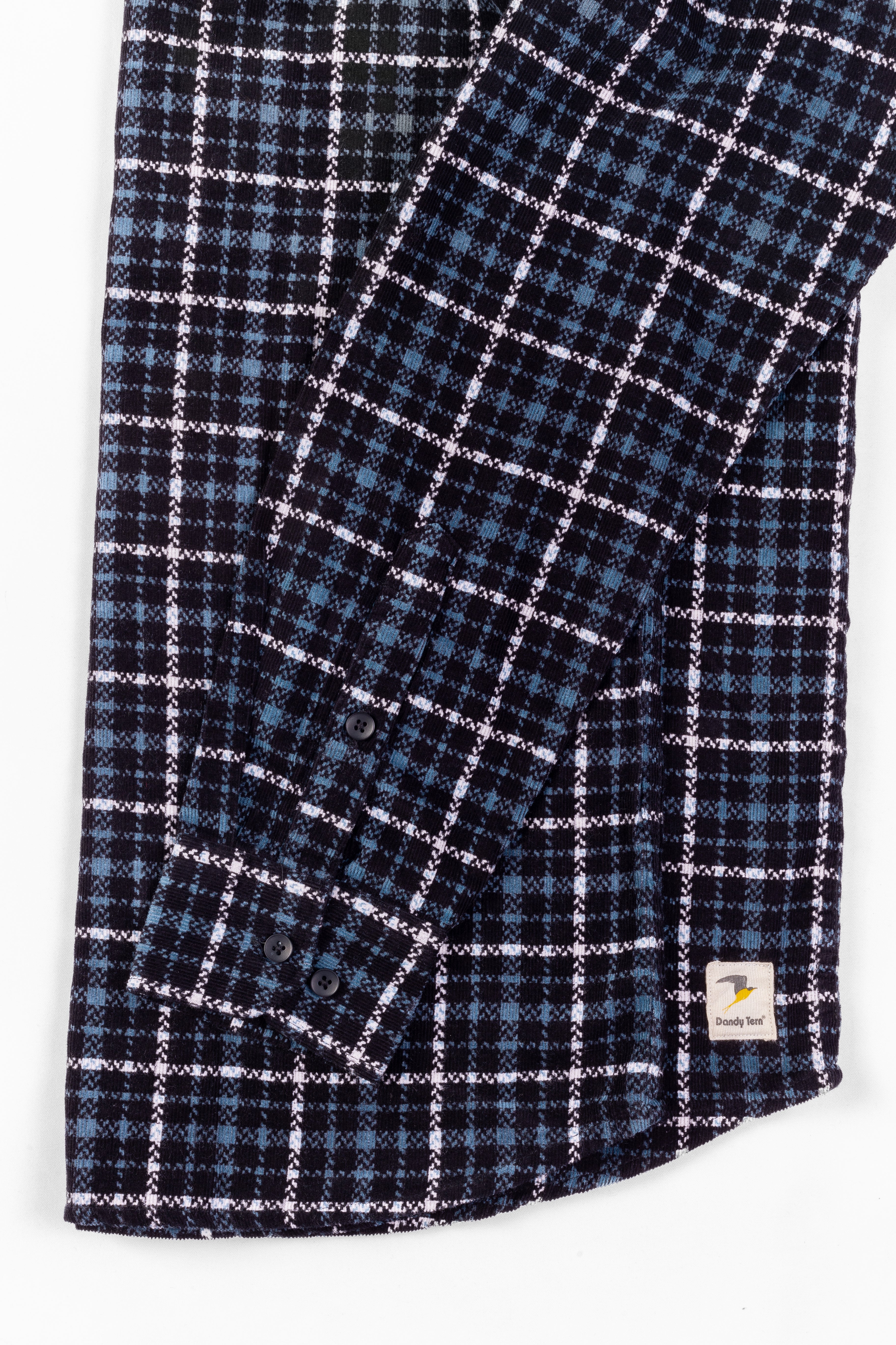 Coronet Blue Corduroy Men's Shirt