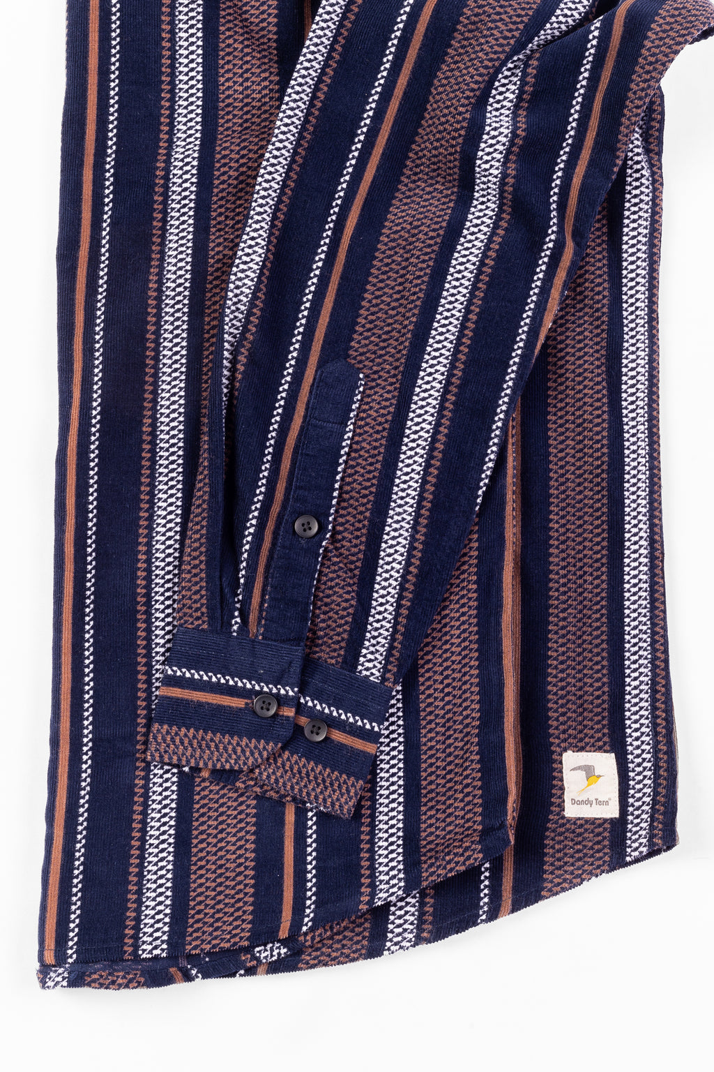 Cadmium Orange Corduroy Men's Shirt