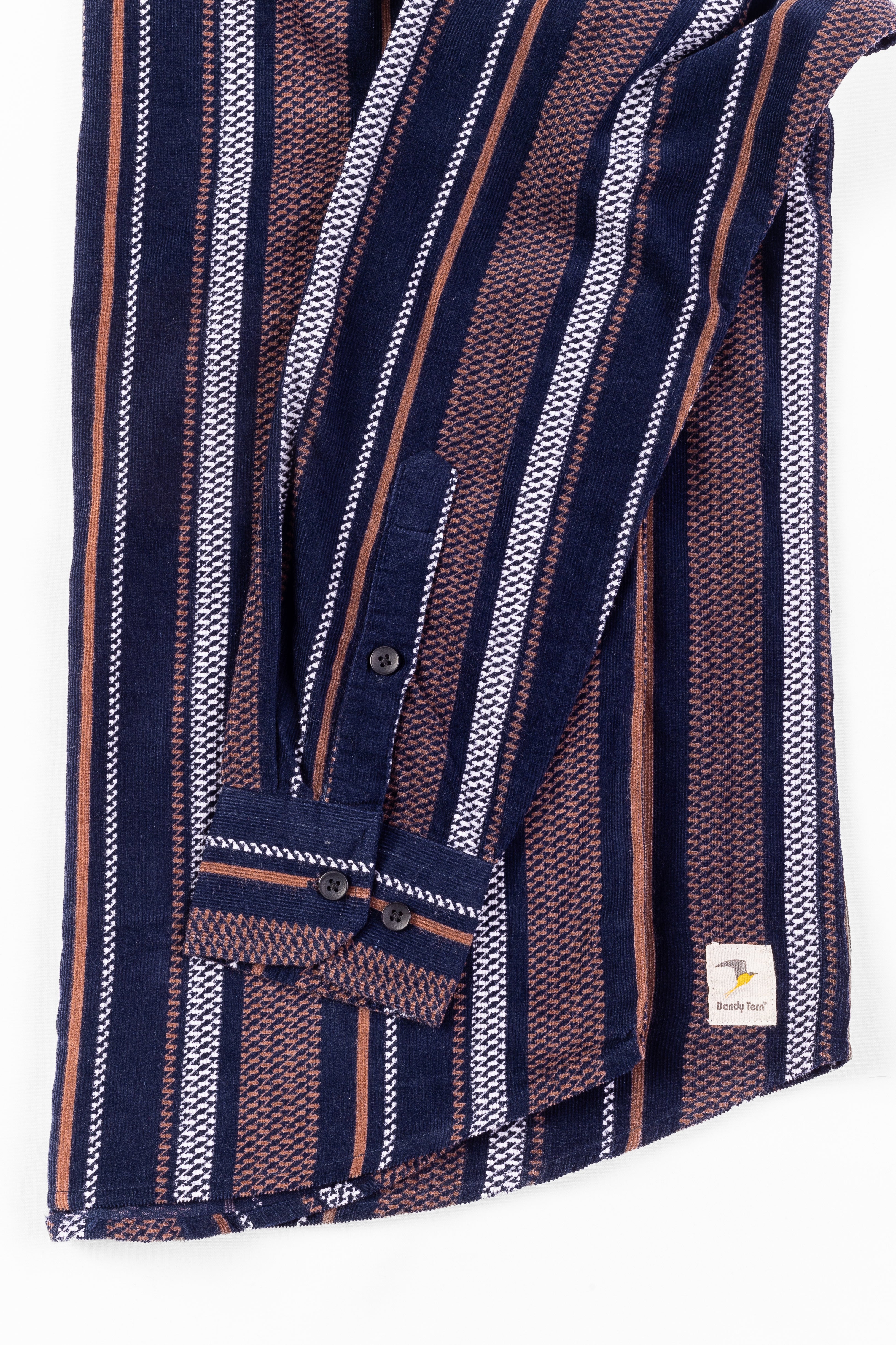 Cadmium Orange Corduroy Men's Shirt