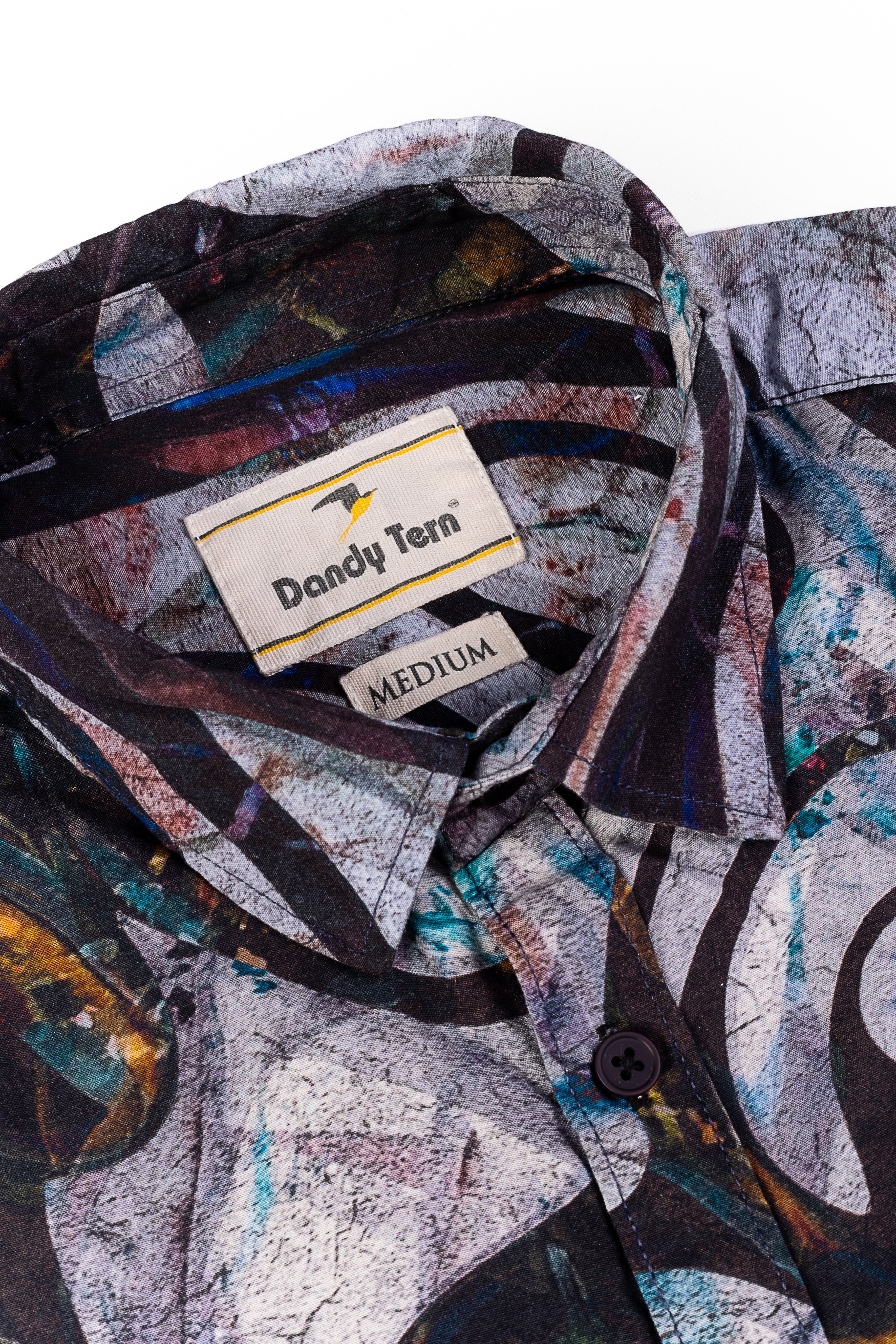 Desert Palm Viscose Men's Printed Shirt