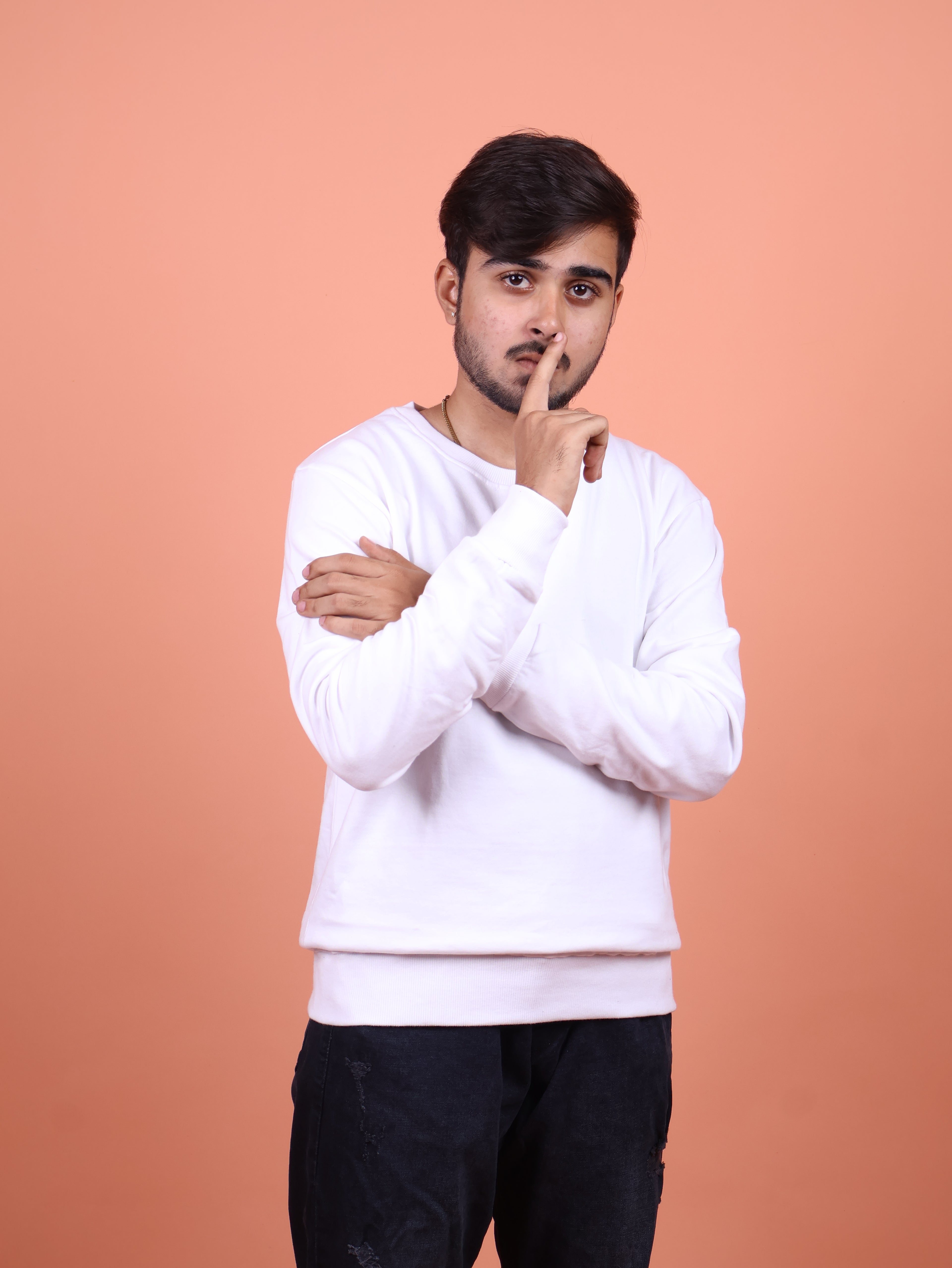 Snowsoft - Unisex White Sweatshirt