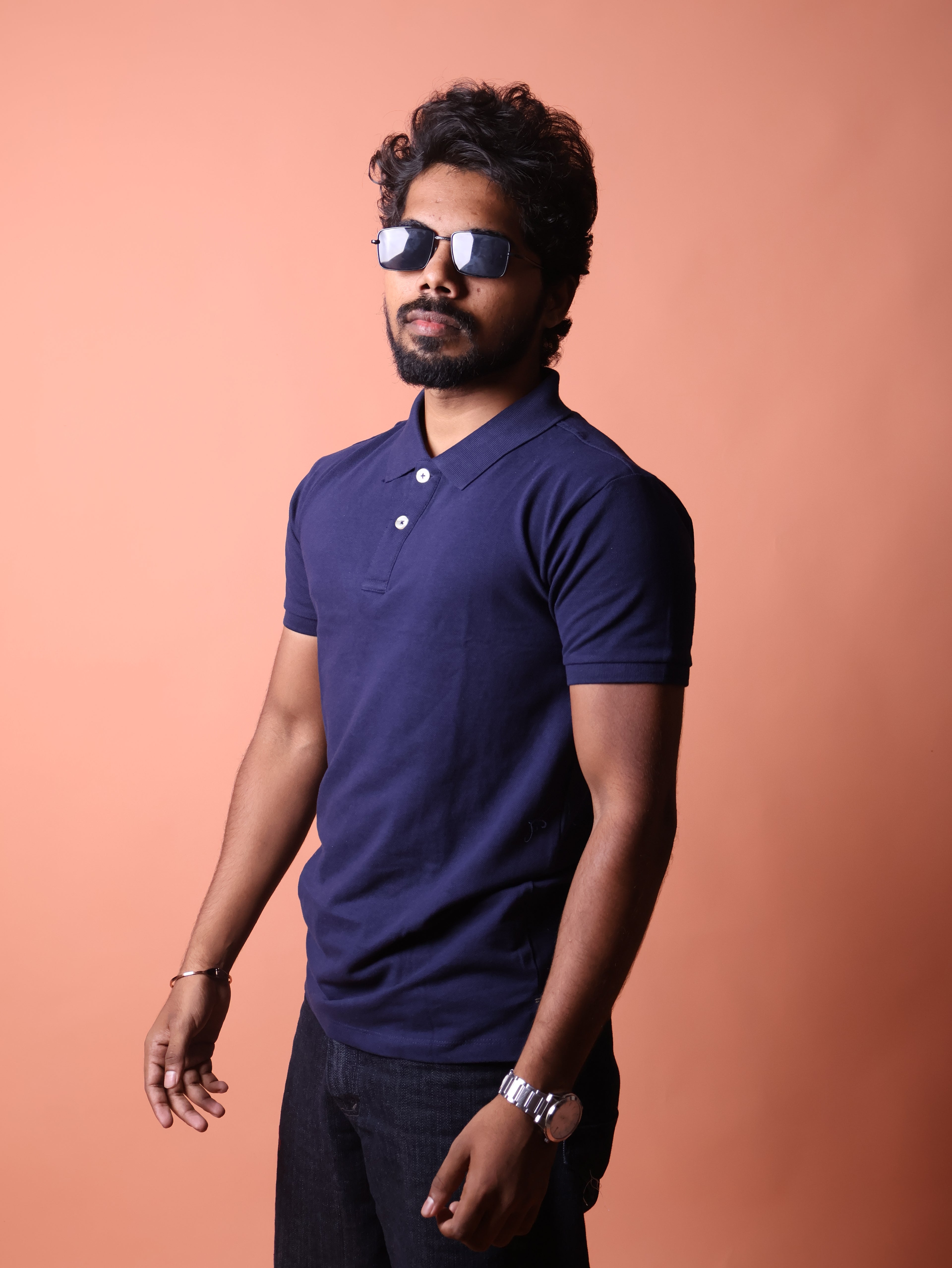Executive Polo - Unisex Dark Navy Blue
