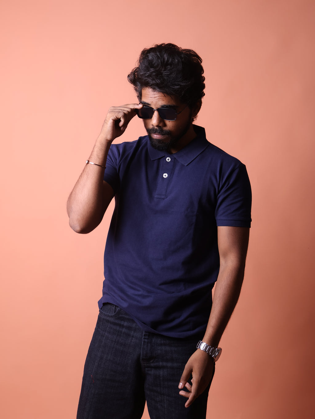 Executive Polo - Unisex Dark Navy Blue