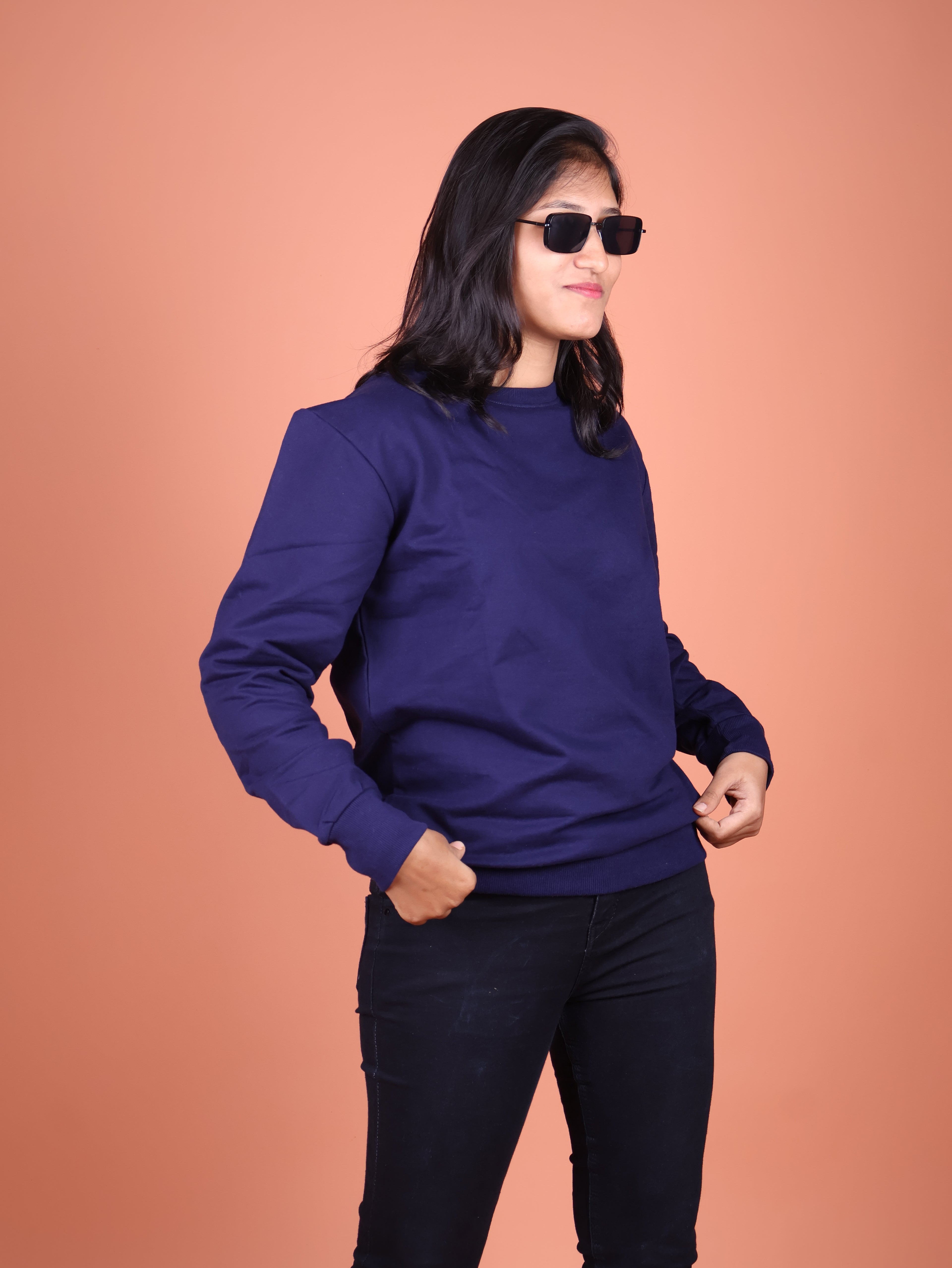 Snowsoft - Unisex Navy Blue Sweatshirt