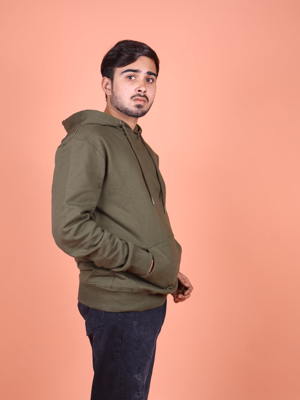 Snowsoft - Unisex Pullover Hoodie Olive Green