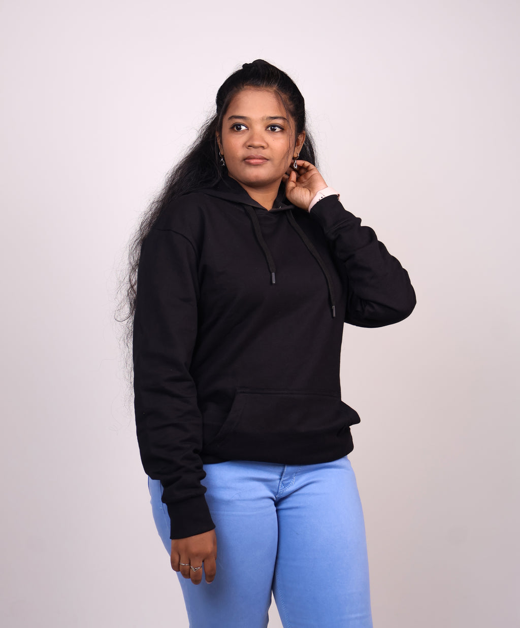 Snowsoft - Unisex Pullover Hoodie Black
