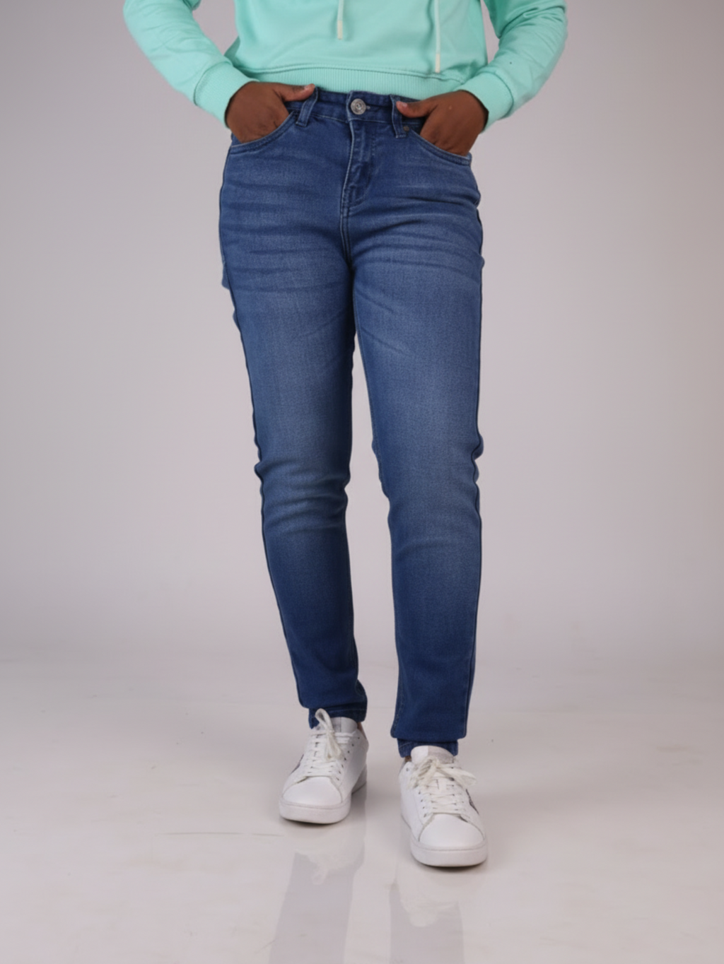 Women’s Slim Fit Jeans Mid Blue